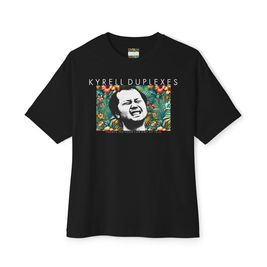 No Need Face Oversized Boxy Tee by Kyrell Duplexes